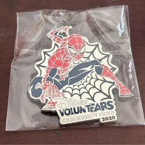 Disney Spiderman 2020 Disney VoluntEars Community Fund Pin Cast Member Exclusive